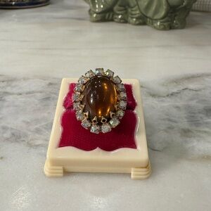 Elegant Gold and Silver Women's Ring adjustable